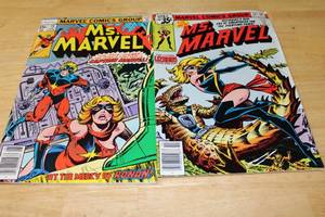lot 170 image: Set of 2 Marvel Ms. Marvel Comic Books