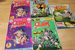 lot 171 image: Set of 5 Claw the Unconquered DC Comic Books Inc 2 #1s and has 2-4