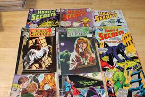 lot 173 image: Collection of 8 Vintage DC Comics House of Secrets Issues