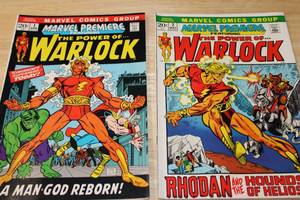 lot 185 image: Marvel Premiere Featuring The Power of Warlock #1 and #2 Comic Books