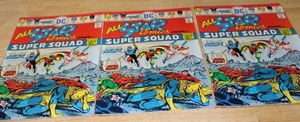 lot 197 image: Set of 3 All Star Comics Super Squad #58 Comic Books 1st Power Girl