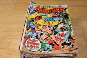 lot 200 image: Collection of 35 Vintage Marvel and DC Comic Books