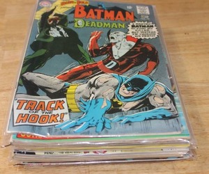 lot 204 image: Collection of Vintage DC Batman and Justice League Comic Books