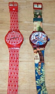 lot 211 image: Swatch Musical SLR101 Dudelsack and Swiss Mad GR143 Watches