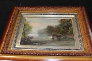 lot 217 image: Vintage Landscape Painting George Adomeit