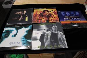 lot 222 image: LaserDisc Collection Last of the Mohicans, Ghost, Eraser Hamlet with Mel Gibson Glenn Close
