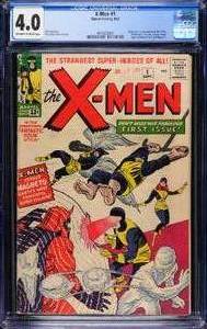 X-Men Comic #1 9/1963 CGC 4.0