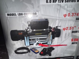 lot 110 image: Electric winch landhero 2025 Unused Electric winch