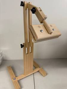 lot 4P image: Rocky Giraffe 2022 Adjustable Wooden Tool Holding Stand