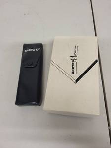 lot 35H image: Dexter Mat Cutter with No. 3 Blades and Tasco 30X Illuminated Microscope