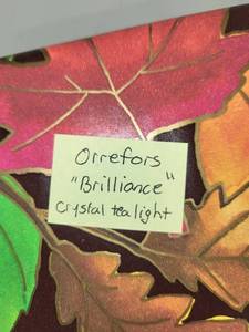 lot 48H image: Pair of Orrefors Brilliance Crystal Tealight Holders in Gift Boxes