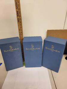 lot 57H image: Set of 3 Royal Doulton Nisbet Collector Dolls with Original Boxes