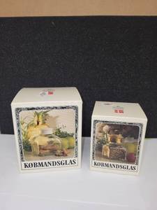 lot 62H image: Collection of Holmegaard Glass Jars and Decorative Glass Bowls