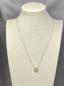 lot 36B image: Sterling Silver 925 Necklace with Round Pendant