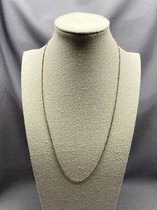 lot 52B image: Sterling Silver Necklace 925 Stamped Chain