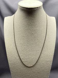 lot 53B image: Sterling Silver 925 Rope Chain Necklace