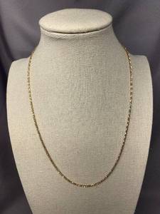 lot 54B image: Gold-Plated 925 Sterling Silver Chain Necklace