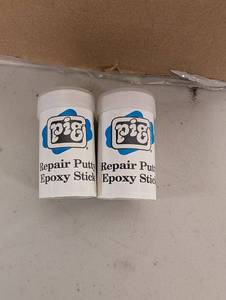 lot 24AM image: Lot of PIG Repair Putty Epoxy Sticks for Quick and Durable Repairs - Made in USA