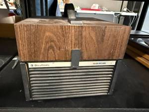 lot 20L image: Bell & Howell Slide Cube Projector with Chinon Optical Lens and Boxed Lamp