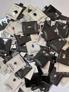 lot 3W image: Lindenwold Synthetic Loose Gemstone Lot on Display Cards