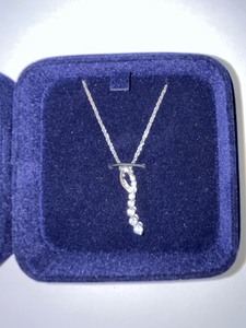 lot 175W image: Stauer Diamond Spike Pendant Necklace in Original Box