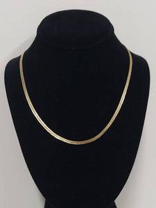 lot 55W image: 925 Italy Gold Chain Necklace