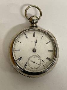 lot 68W image: Vintage A.W. Co. Waltham Pocket Watch with Roman Numerals
