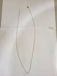 lot 91W image: 14K Gold Broken Necklace, 0.68 Grams