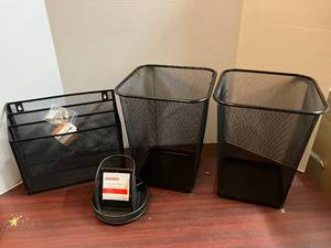 Wastebaskets, Wall File and Organizer