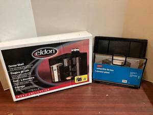 lot 118 image: Corner Shelf and File Box