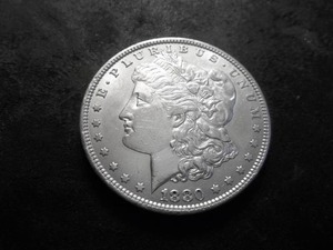 lot 1 image: 1880 Morgan Silver Dollar