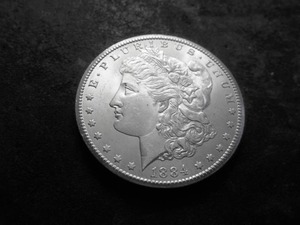 1884 CC  Morgan Silver Dollar