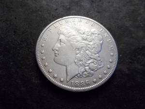 1886 O  Morgan Silver Dollar