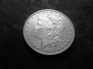 lot 17 image: 1898 Morgan Silver Dollar