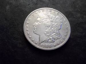 lot 19 image: 1900 O Morgan Silver Dollar