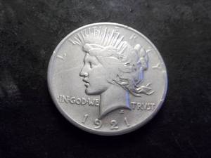 1921 Peace Dollar High Relief