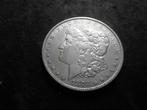 lot 3B image: 1878  Morgan Silver Dollar 3rd Reverse (1879)