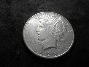 lot 34D image: 1928 S Boegan Silver Dollar