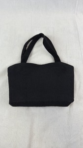 lot 29 image: Black Mini Tote Bag With Zip Compartment