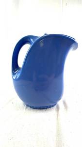 Hall China Co. Blue Pitcher Exclusive for Montgomery Ward & Co. #5118