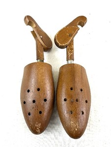 lot 17 image: Antique Wooden Shoe Stretchers West Germany Size 11-13
