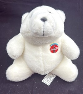 lot 20K image: Coca-Cola Polar Bear Plush Toy