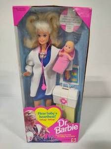lot 28 image: Dr. Barbie wBaby New in Box