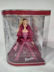 lot 34 image: Barbie Holiday Celebration Special Edition 2002 New in Box