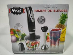 lot 85 image: Parini Immersion Blender New in Box