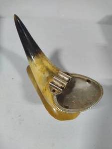 lot 106 image: Vintage Horn Ashtray