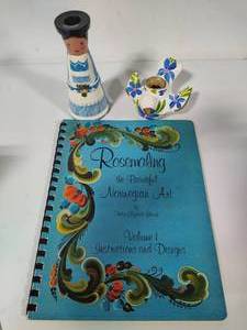 lot 118 image: Rosemaling Book V1 & Folk Art Decor