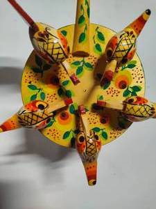 lot 145 image: Russian Hand Painted Pecking Toy