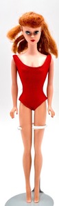 Barbie Original Ponytail Doll & Red Swimsuit