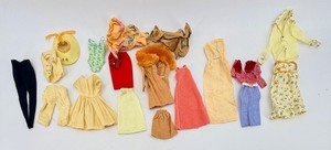 lot 22 image: Barbie Doll Clothes Lot & Accessories Vintage Outfits